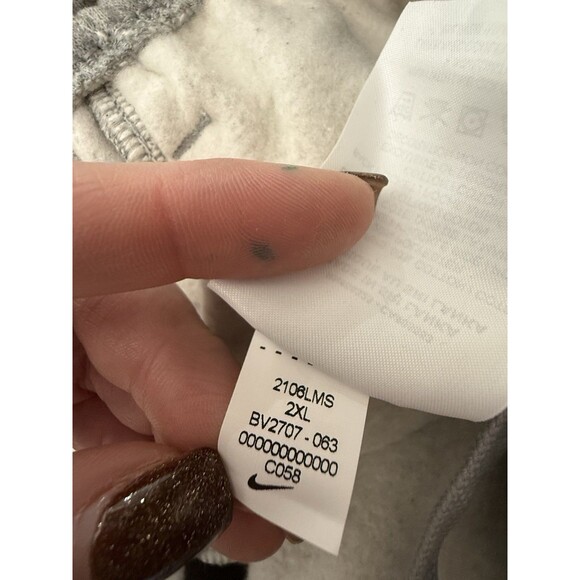 NWT MENS NIKE SPORTSWEAR CLUB FLEECE Straight Leg Gray SWEATPANTS XXL $60 - Picture 9 of 9